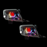 Toyota Hilux N70 (2005–2015) Retrofit Bi-LED Projector Headlights – Plug & Play with RGBW & Sequential Indicators